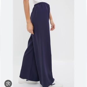 NWT Tuckernuck / Pomander Place Navy Sienna Wide-Leg Pants